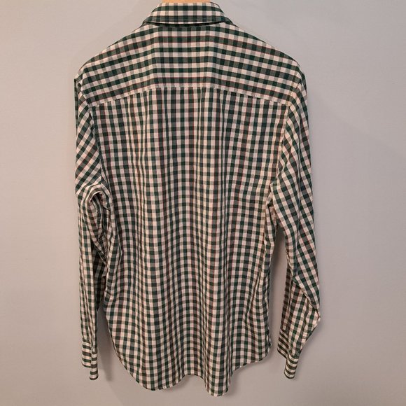 Original Penguin men's medium classic fit long sleeve button down plaid shirt - Picture 4 of 11